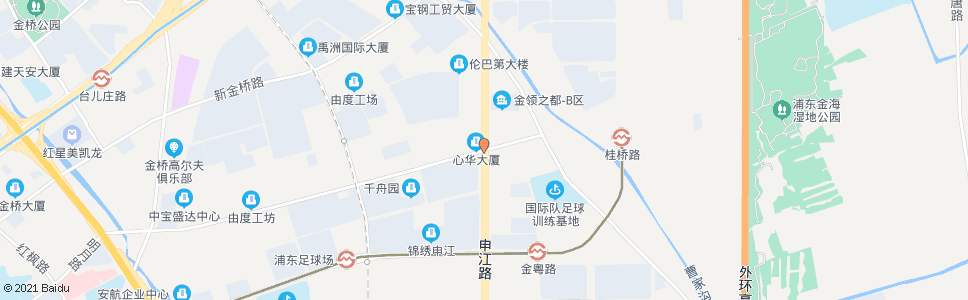 上海川桥路申江路_公交站地图_上海公交_妙搜公交查询2025