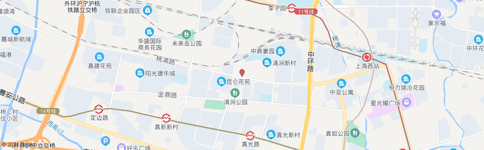 上海清涧新村_公交站地图_上海公交_妙搜公交查询2025