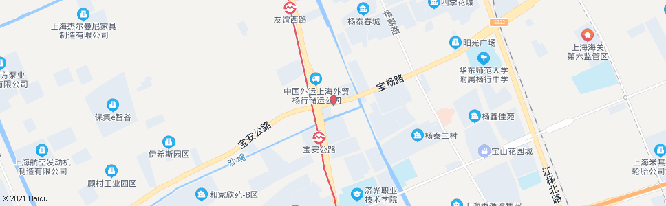 上海宝杨路梅林路_公交站地图_上海公交_妙搜公交查询2025