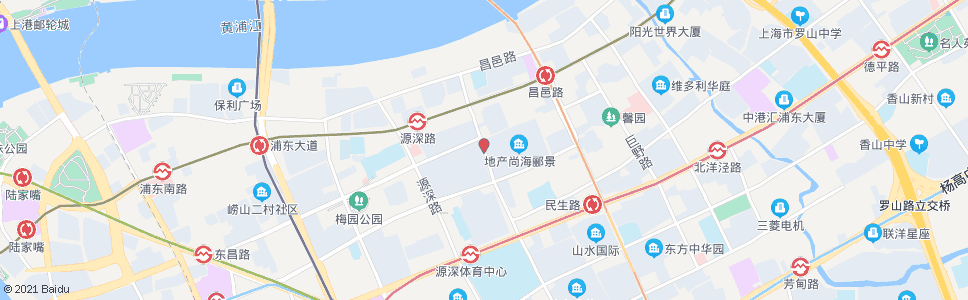 上海乳山路桃林路_公交站地图_上海公交_妙搜公交查询2025