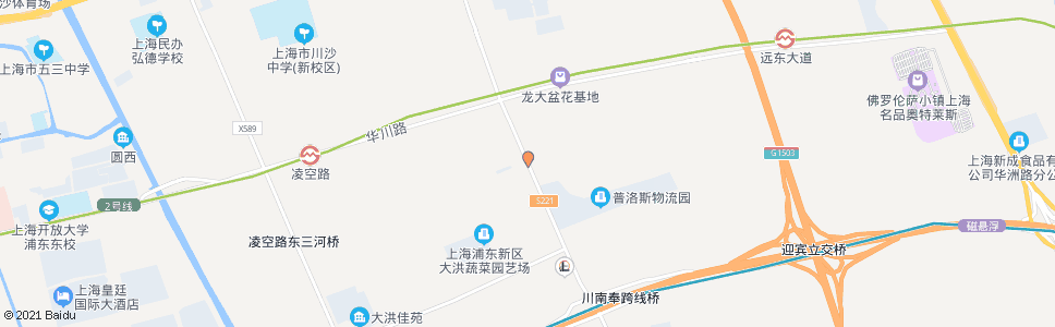 上海川南奉公路新东路_公交站地图_上海公交_妙搜公交查询2024