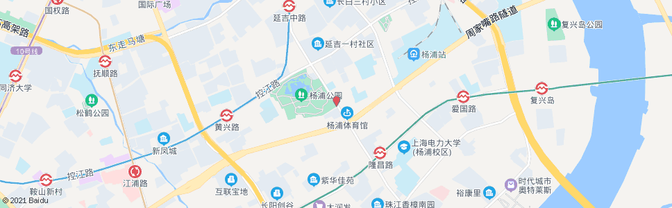 上海隆昌路周家嘴路_公交站地图_上海公交_妙搜公交查询2025