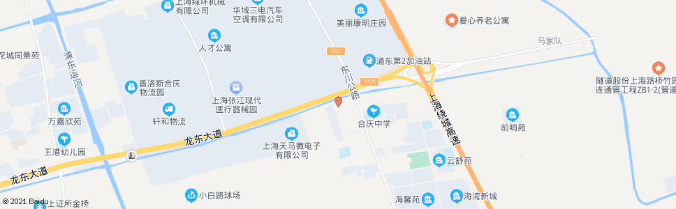 上海东川公路龙东大道(庆云寺)_公交站地图_上海公交_妙搜公交查询2025