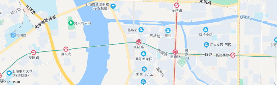 上海浦东北路东陆路_公交站地图_上海公交_妙搜公交查询2025