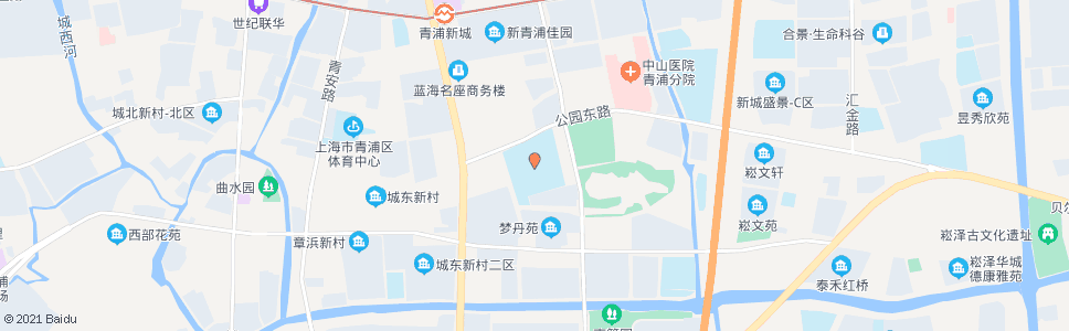 上海公园东路华青路(信息学校)_公交站地图_上海公交_妙搜公交查询2025