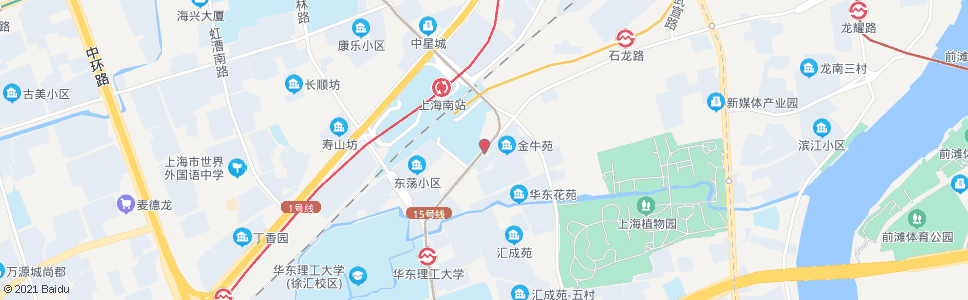 上海石龙路龙川北路(上海南站)_公交站地图_上海公交_妙搜公交查询2025