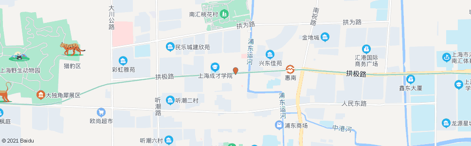 上海拱极路城北路_公交站地图_上海公交_妙搜公交查询2025