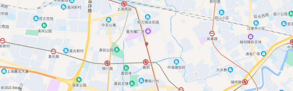 上海曹杨路铜川路_公交站地图_上海公交_妙搜公交查询2025