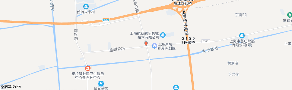 上海川南奉公路盐朝公路_公交站地图_上海公交_妙搜公交查询2025