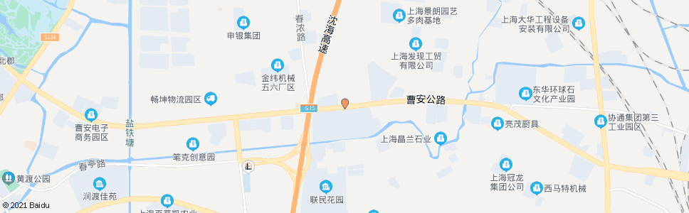 上海曹安公路联西路_公交站地图_上海公交_妙搜公交查询2025