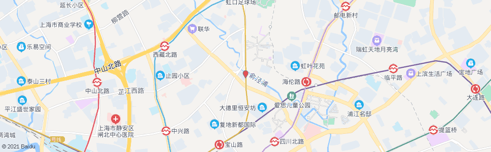 上海中兴路东宝兴路_公交站地图_上海公交_妙搜公交查询2025