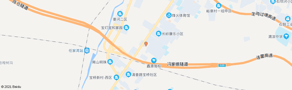 宝鸡537医院_公交站地图_宝鸡公交_妙搜公交查询2025