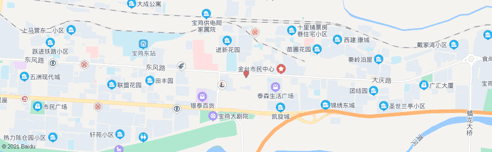 宝鸡市区电力局_公交站地图_宝鸡公交_妙搜公交查询2025