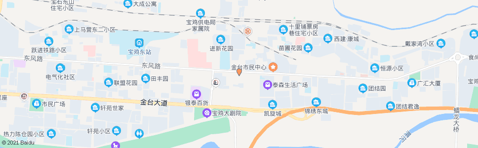 宝鸡供电所_公交站地图_宝鸡公交_妙搜公交查询2025