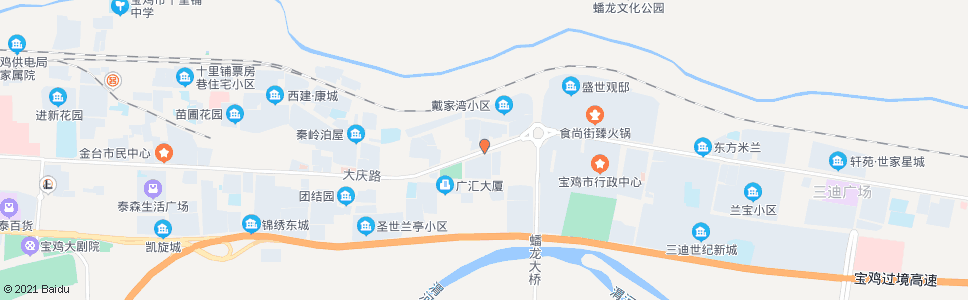 宝鸡代家湾(717总队)_公交站地图_宝鸡公交_妙搜公交查询2025