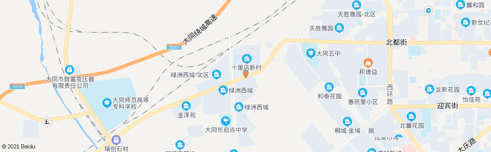 大同十里店_公交站地图_大同公交_妙搜公交查询2024