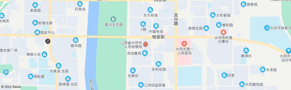 大同市检察院(沙岭)_公交站地图_大同公交_妙搜公交查询2024