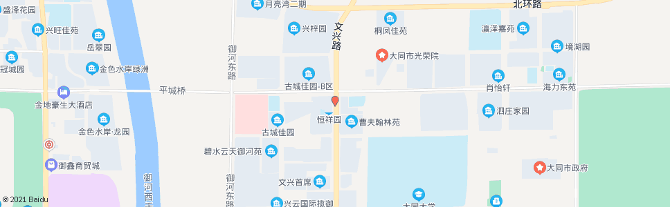 大同文兴路北_公交站地图_大同公交_妙搜公交查询2024