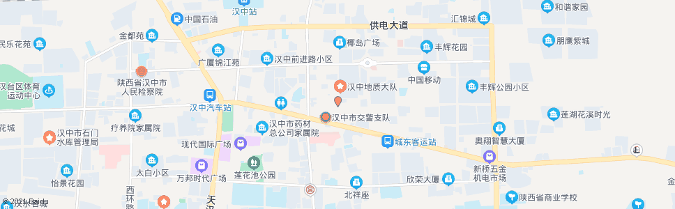 汉中教育学院_公交站地图_汉中公交_妙搜公交查询2025