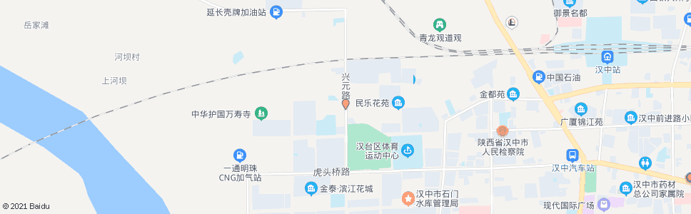 汉中三里店_公交站地图_汉中公交_妙搜公交查询2025