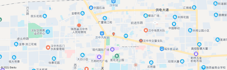 汉中桃心岛超市_公交站地图_汉中公交_妙搜公交查询2025