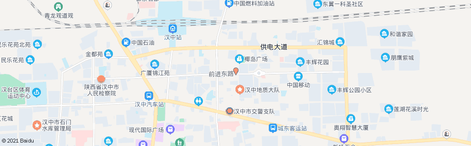 汉中椰岛新村_公交站地图_汉中公交_妙搜公交查询2025