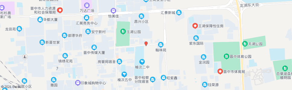 晋中榆次二中_公交站地图_晋中公交_妙搜公交查询2024