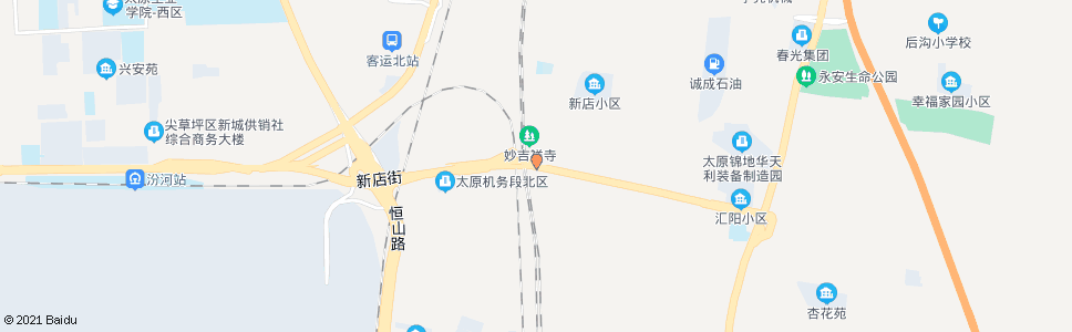 太原新店村_公交站地图_太原公交_妙搜公交查询2025