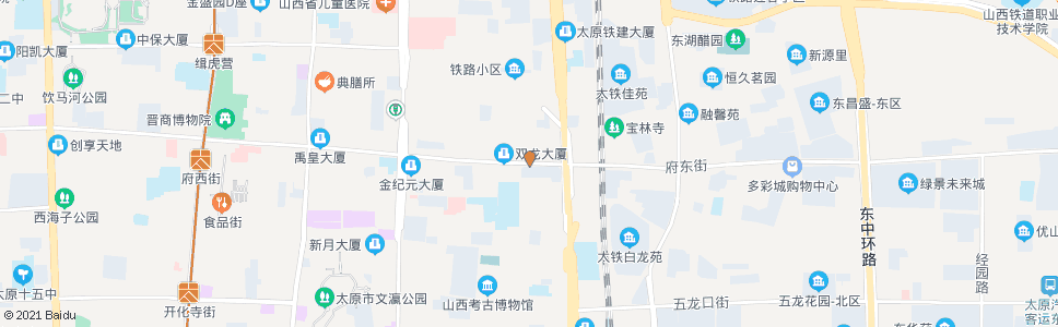 太原府东街建设北路口_公交站地图_太原公交_妙搜公交查询2024