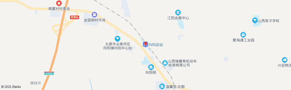 太原向阳店_公交站地图_太原公交_妙搜公交查询2024