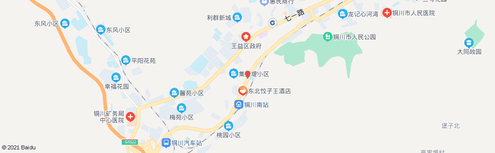 铜川公交公司(宜园路)_公交站地图_铜川公交_妙搜公交查询2024