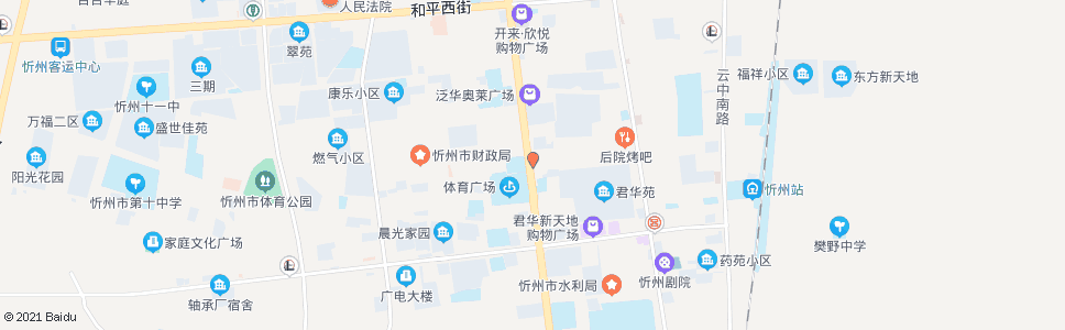 忻州西门坡_公交站地图_忻州公交_妙搜公交查询2024