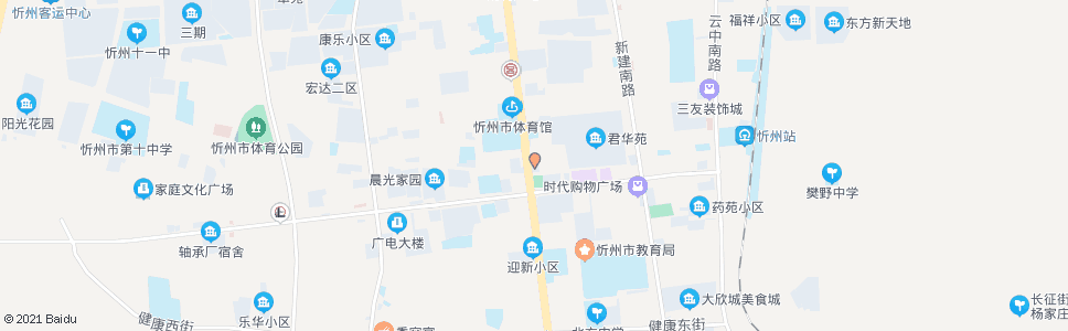 忻州日月大酒店_公交站地图_忻州公交_妙搜公交查询2025