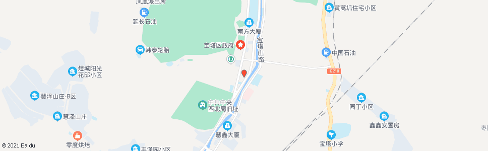 延安市场沟_公交站地图_延安公交_妙搜公交查询2024