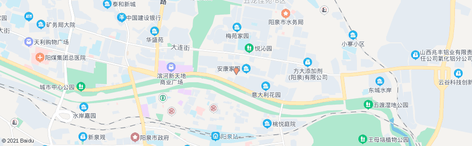 阳泉农贸市场_公交站地图_阳泉公交_妙搜公交查询2025