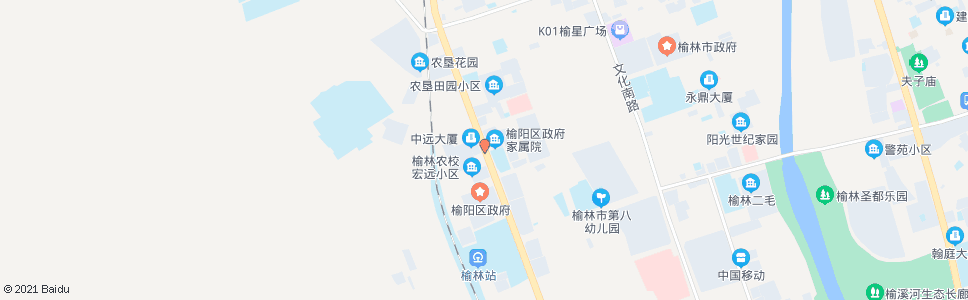 榆林青山西路_公交站地图_榆林公交_妙搜公交查询2025