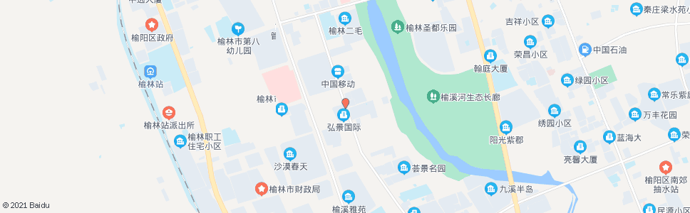 榆林幸福路_公交站地图_榆林公交_妙搜公交查询2025