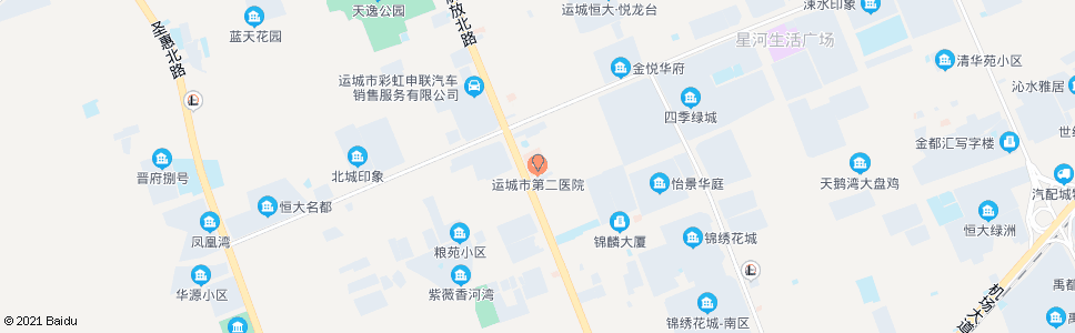 运城市二院_公交站地图_运城公交_妙搜公交查询2024