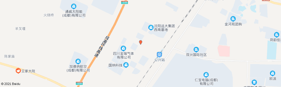 成都空港四路南_公交站地图_成都公交_妙搜公交查询2025