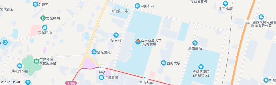 成都西南石油大学_公交站地图_成都公交_妙搜公交查询2025