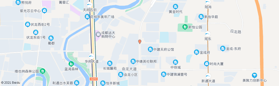 成都梓州大道观东二街口_公交站地图_成都公交_妙搜公交查询2025