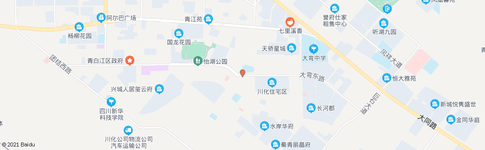 成都川化步行街_公交站地图_成都公交_妙搜公交查询2025