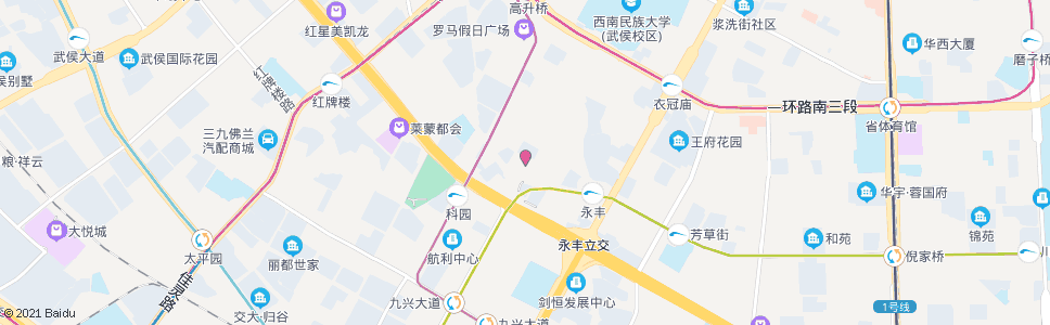 成都毛家店_公交站地图_成都公交_妙搜公交查询2025