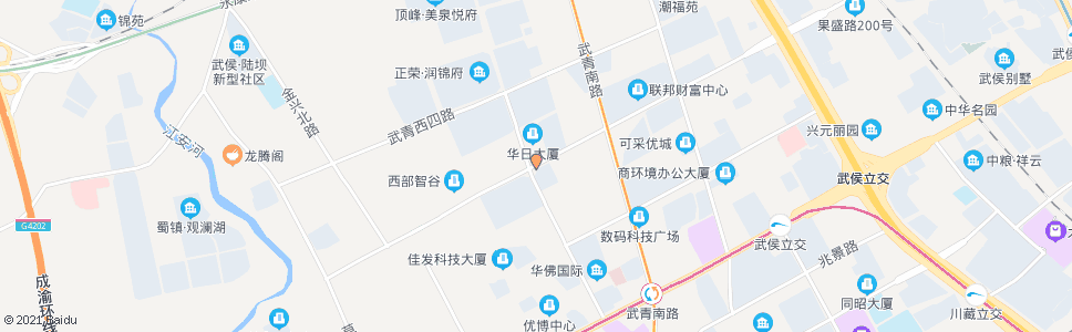 成都武科西四路_公交站地图_成都公交_妙搜公交查询2025