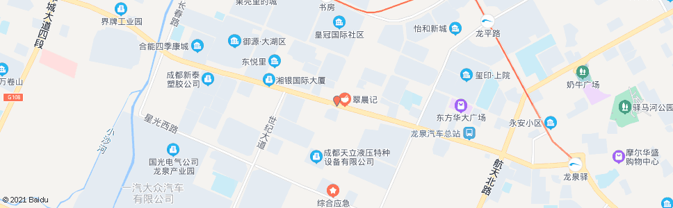 成都驿都大道龙二环路口_公交站地图_成都公交_妙搜公交查询2025