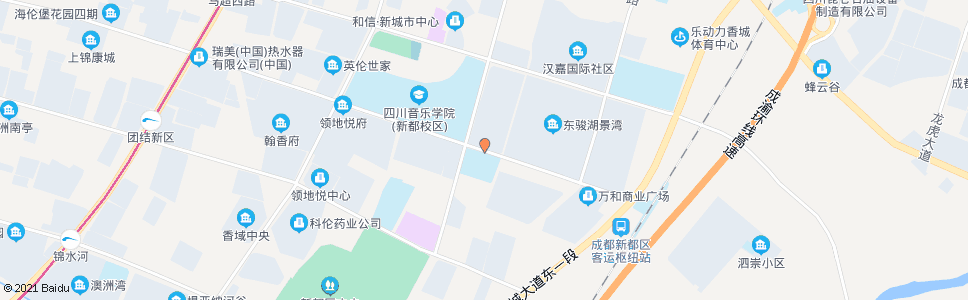 成都香城小学_公交站地图_成都公交_妙搜公交查询2025