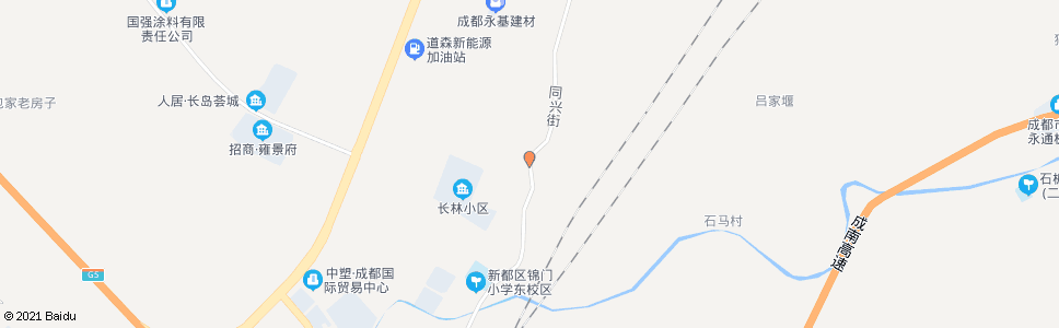 成都石马村_公交站地图_成都公交_妙搜公交查询2025