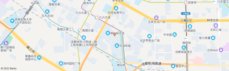 成都紫瑞北街北_公交站地图_成都公交_妙搜公交查询2025