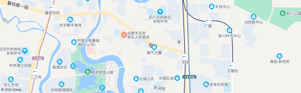 成都广都上街华阳大道口_公交站地图_成都公交_妙搜公交查询2025