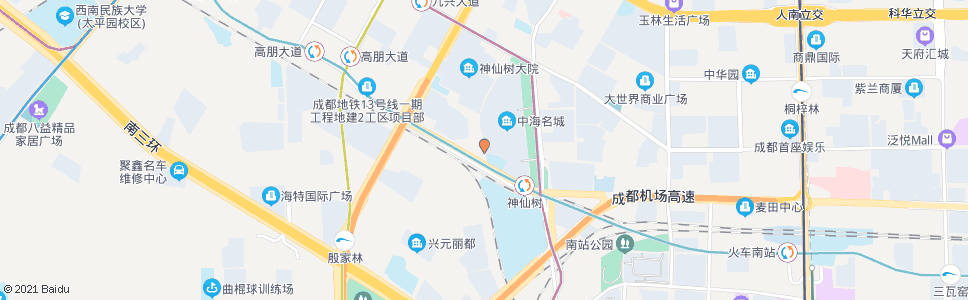 成都紫瑞北街南_公交站地图_成都公交_妙搜公交查询2025